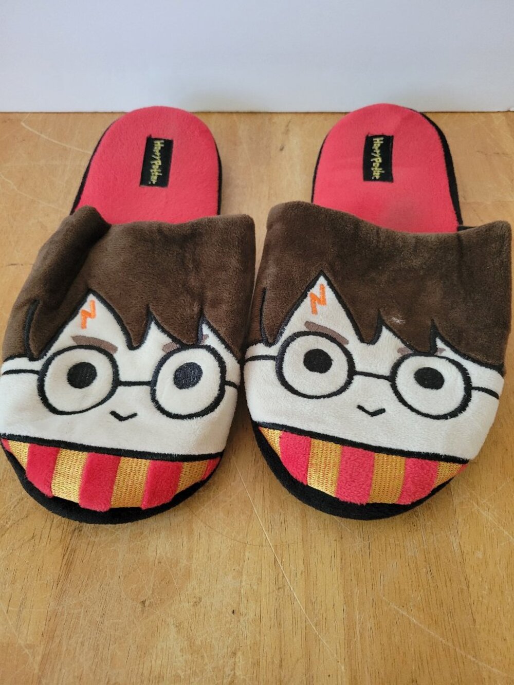 Harry Potter Hogwarts Plush Slippers Men's Women's Unisex House Shoes LG / XL